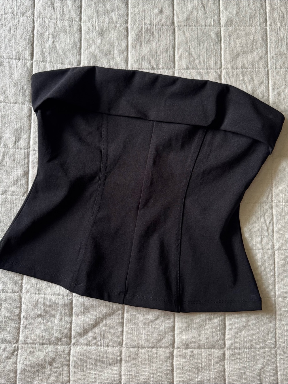 H&M Strapless Black Corset Top